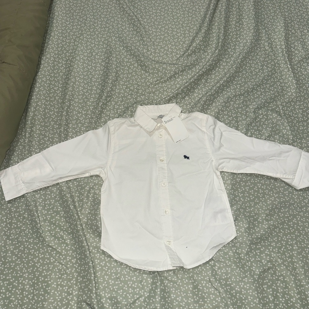 H&M White Kids' Button Down Shirt